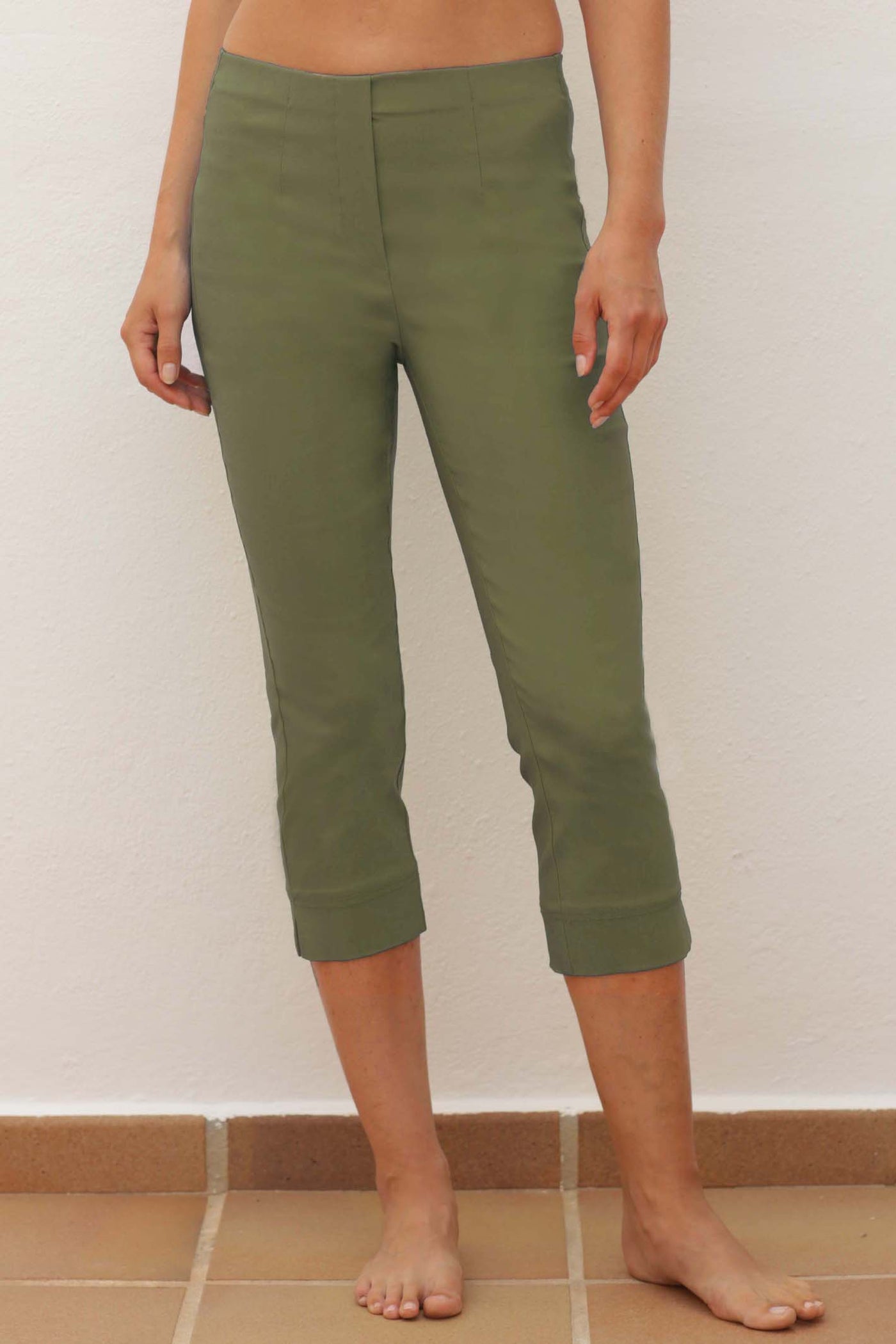 pomodoro_clothing_Bengaline_crop_trousers_42501_khaki