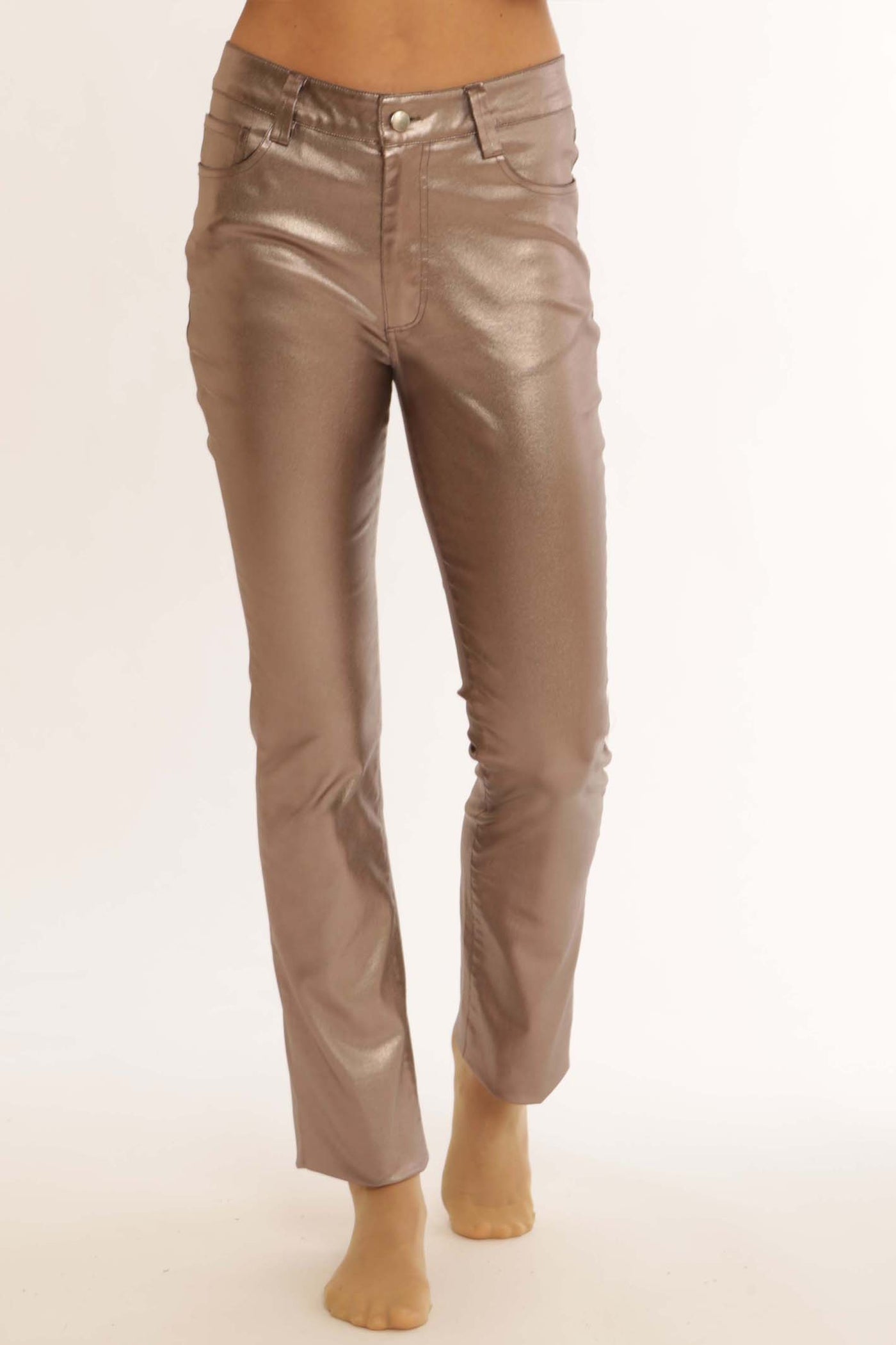 pomodoro_clothing_coated_jeans_52458_bronze