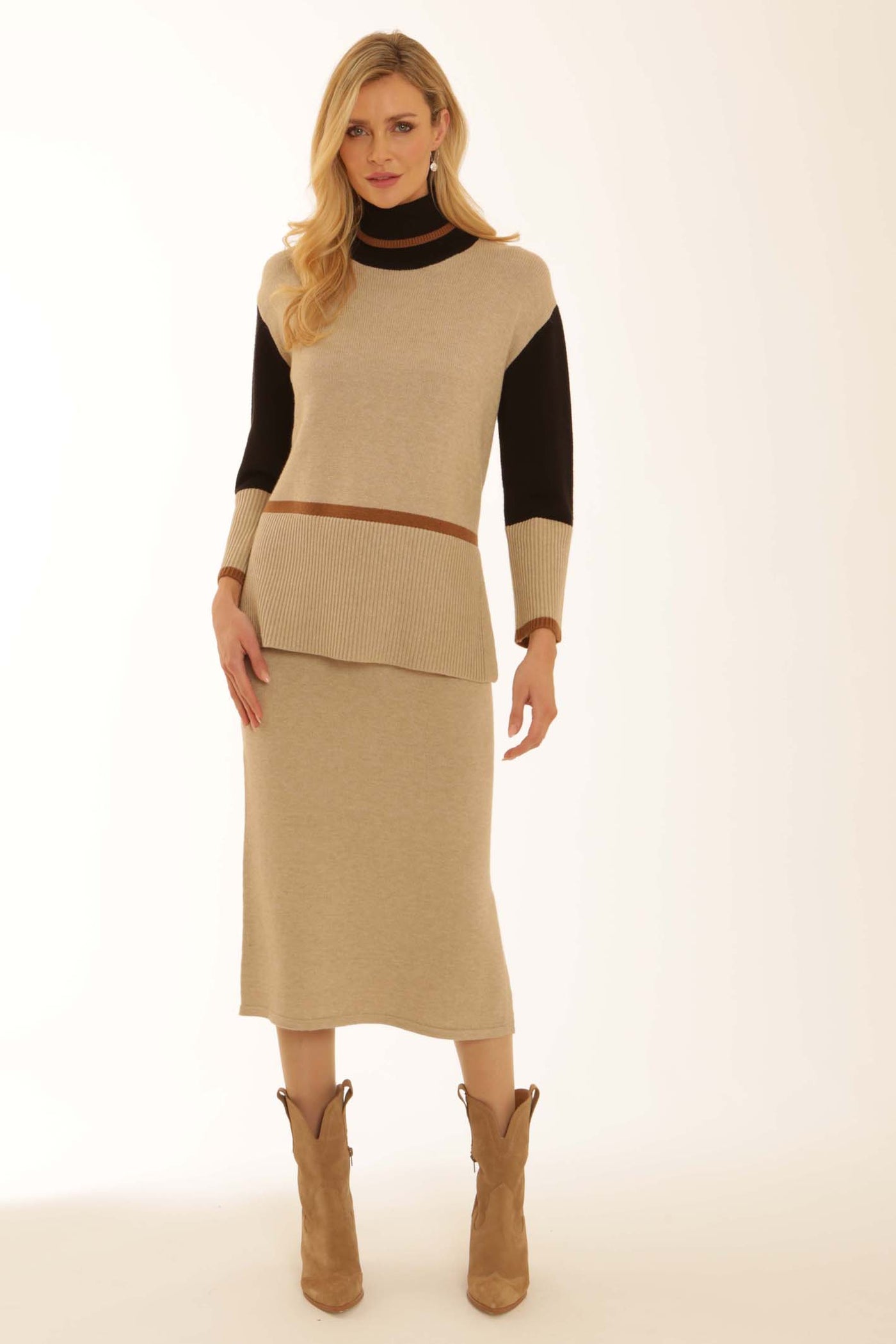 Pomodoro Clothing Knitted Skirt 12552