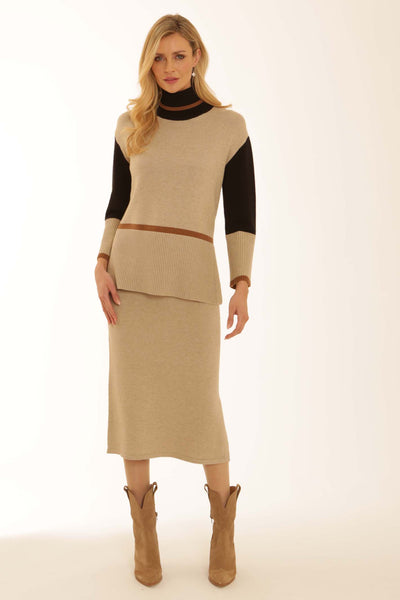 Pomodoro Clothing Knitted Skirt 12552