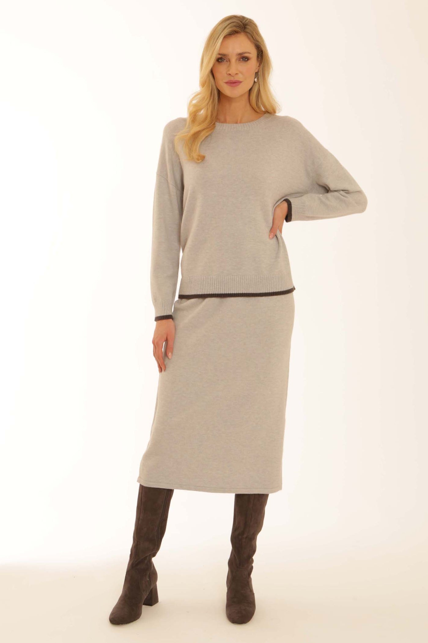 Pomodoro Clothing Knitted Skirt 12552