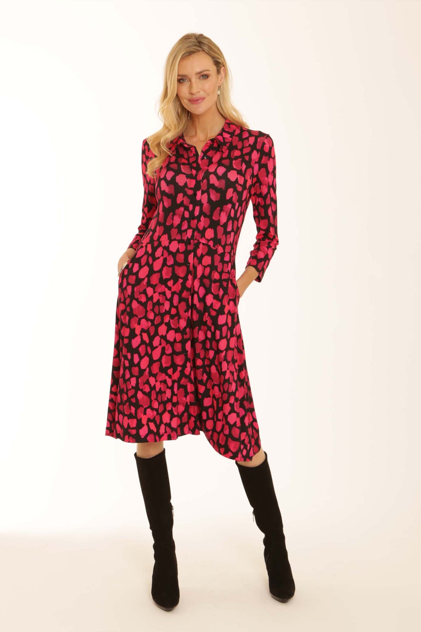 pomodoro_clothing_pebble_short_dress_42551_pink