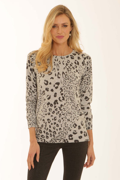 pomodoroclothinganimalpatchworkjumper12559silver