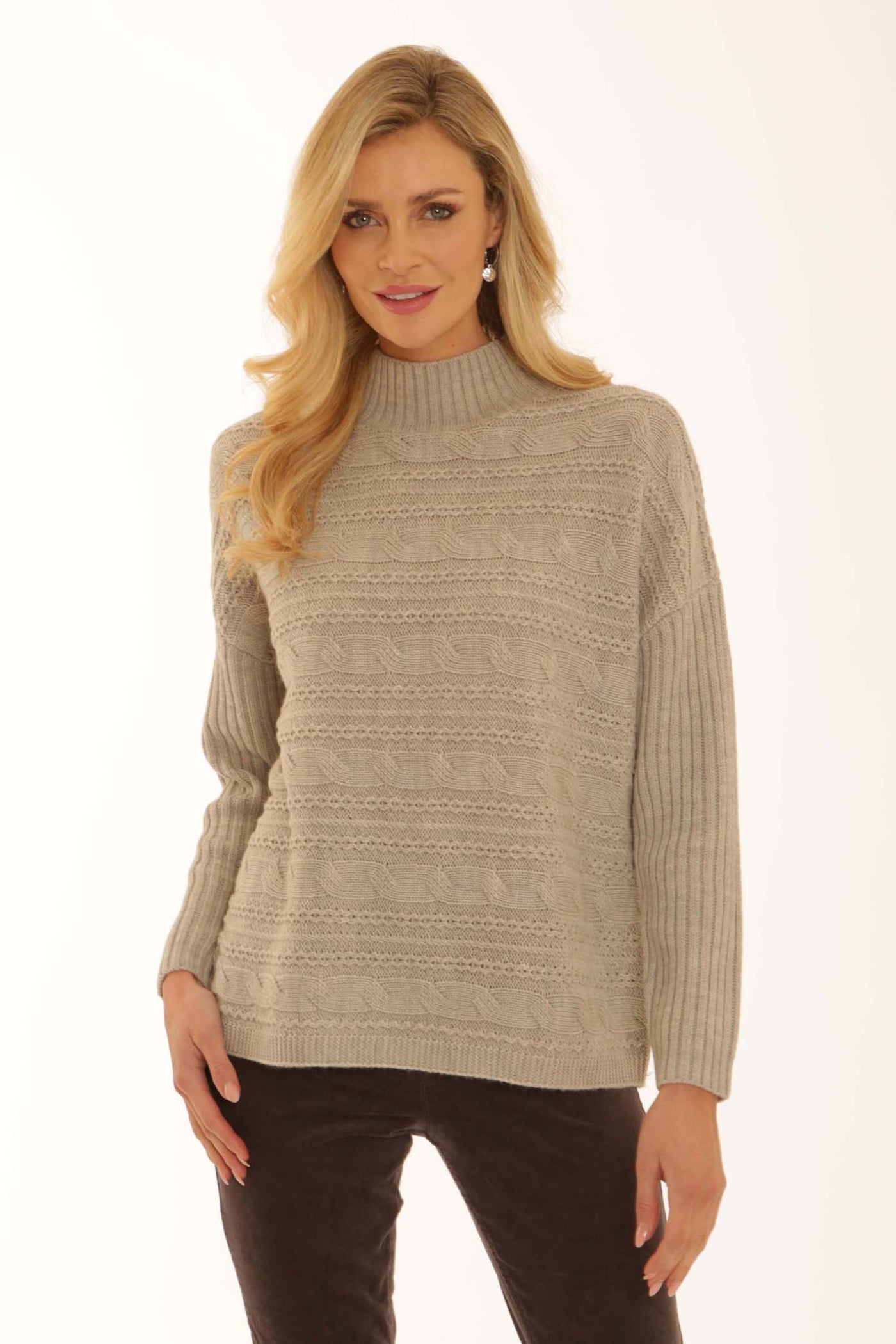 pomodoroclothingcablejumper22551silver