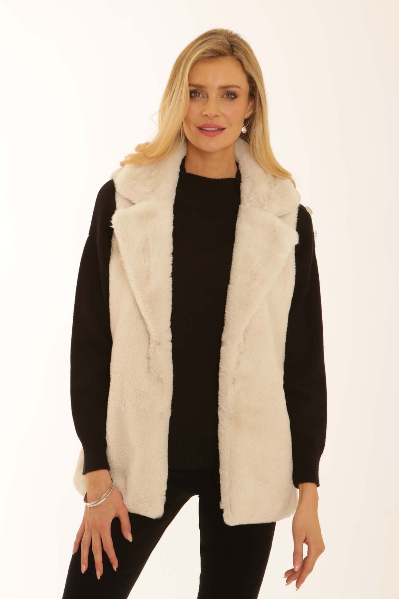 pomodoroclothingfurgilet32559cream