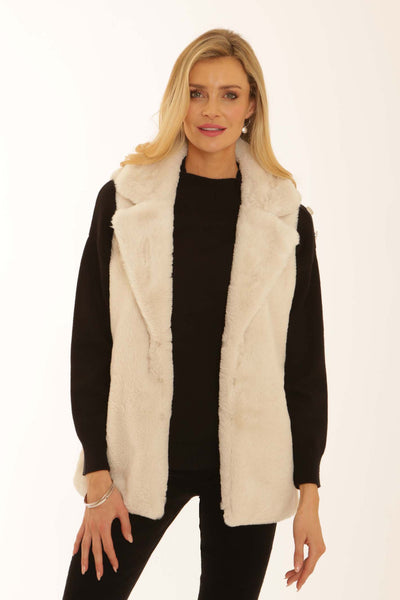 pomodoroclothingfurgilet32559cream