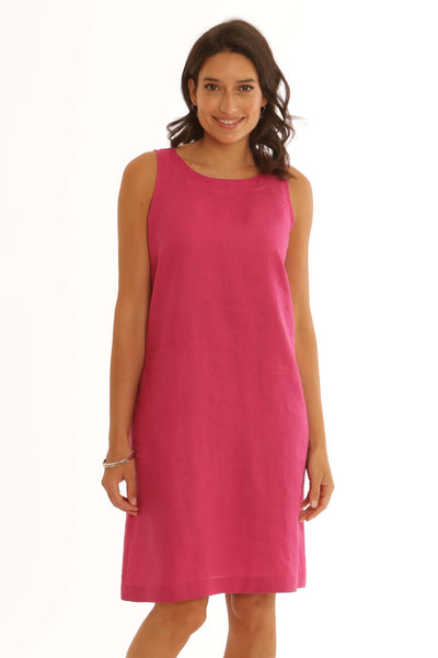 pomodoroclothinglinendress22504magenta
