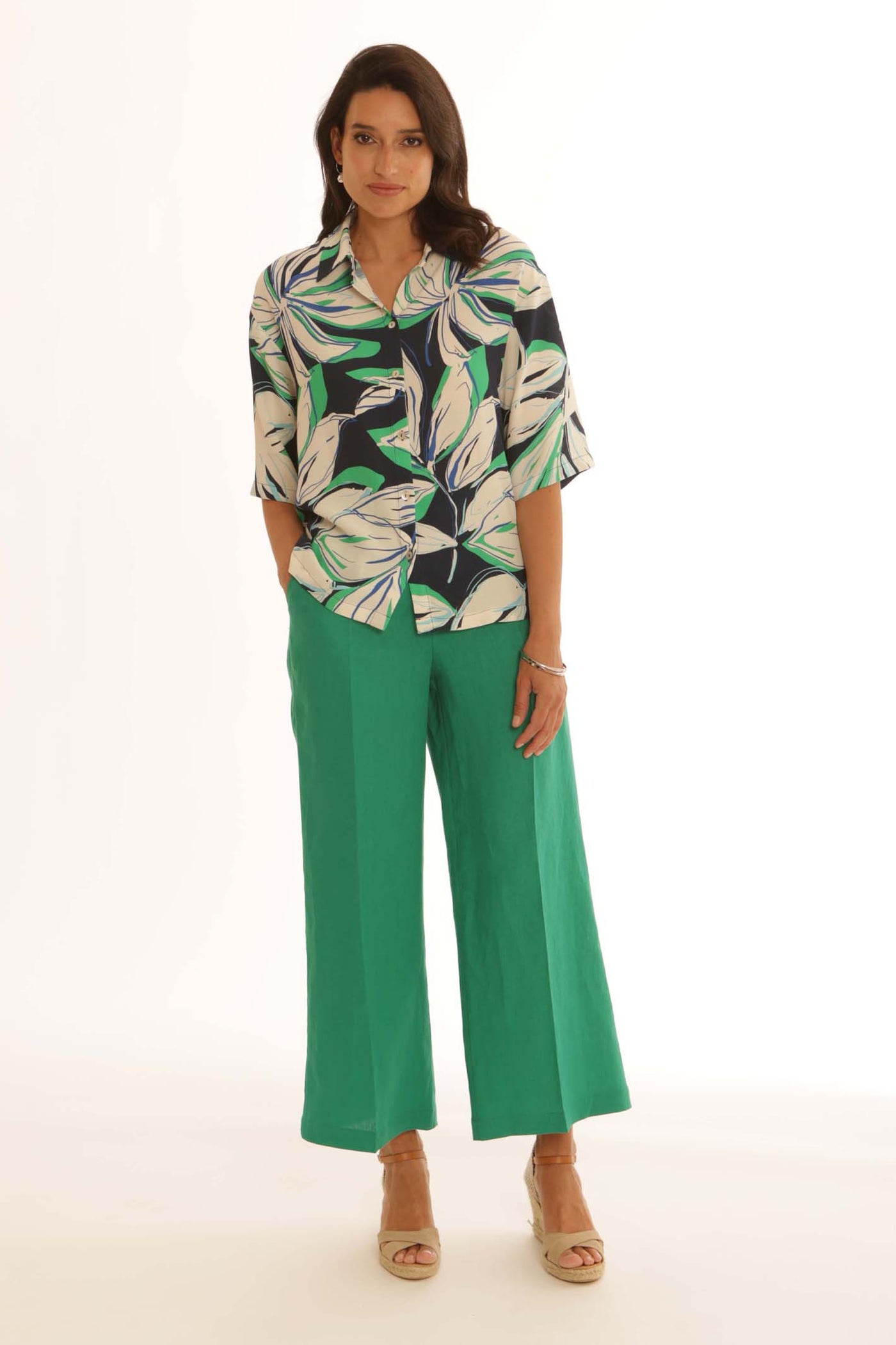 pomodoroclothinglinentrousers22503green