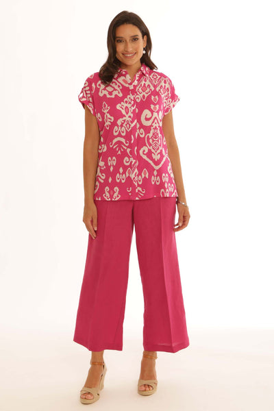 pomodoroclothinglinentrousers22503magenta