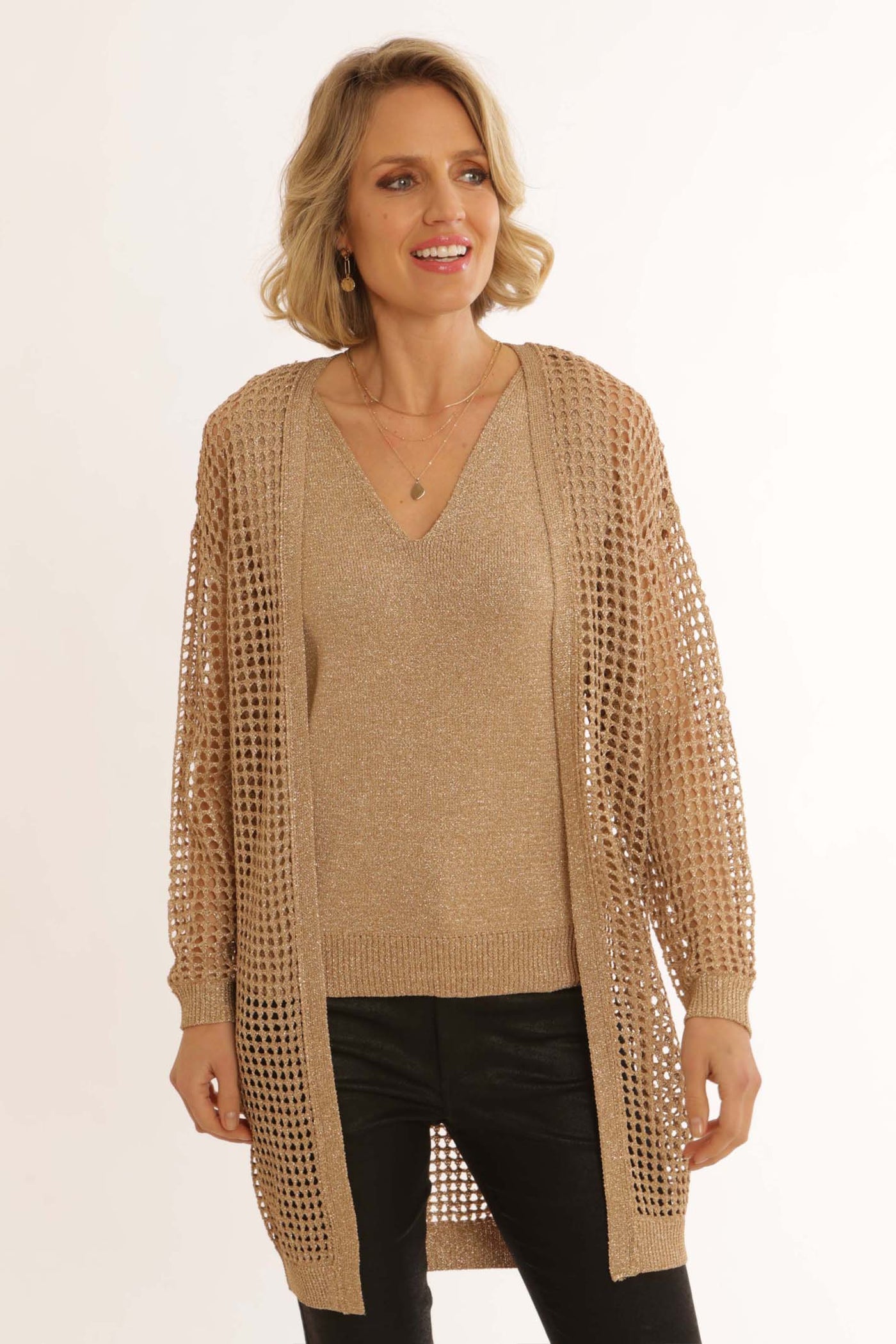 pomodoroclothinglongcrochetcardigan32451gold