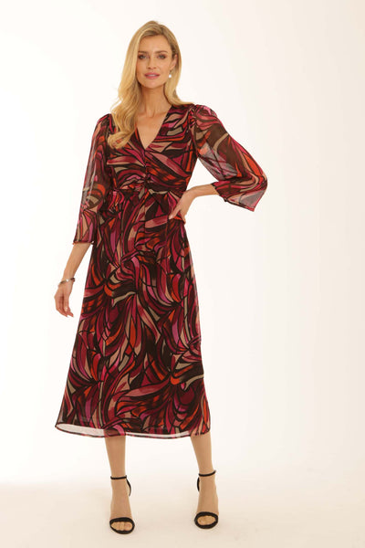 pomodoroclothingmosaictwistfrontdress62554pink