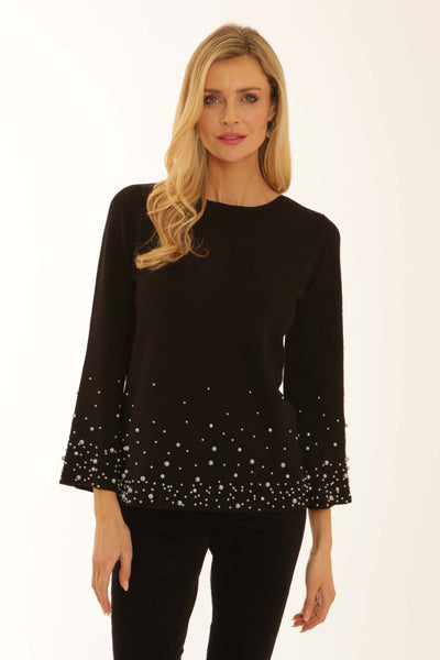 pomodoroclothingpearljumper12565black