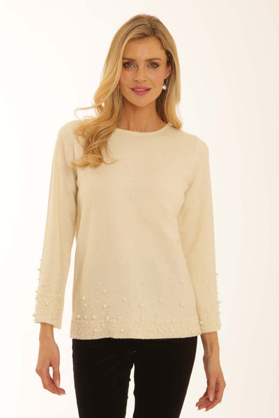 pomodoroclothingpearljumper12565cream