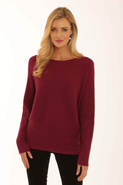 pomodoroclothingribjumper32558berry