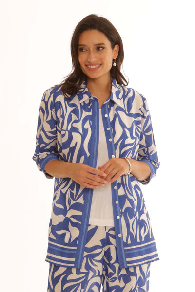 pomodoroclothingstripebordershirt52503blue