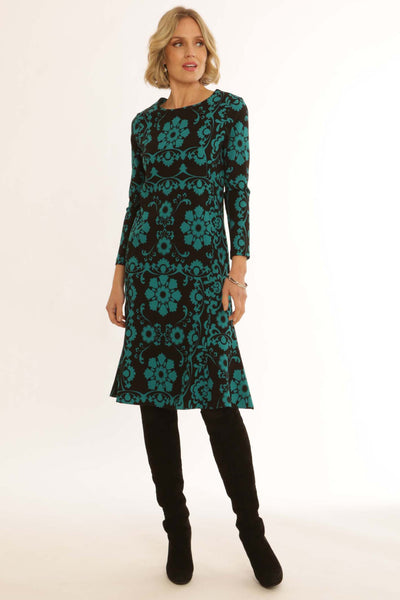 pomodoroclothingtapestrydress12458jade