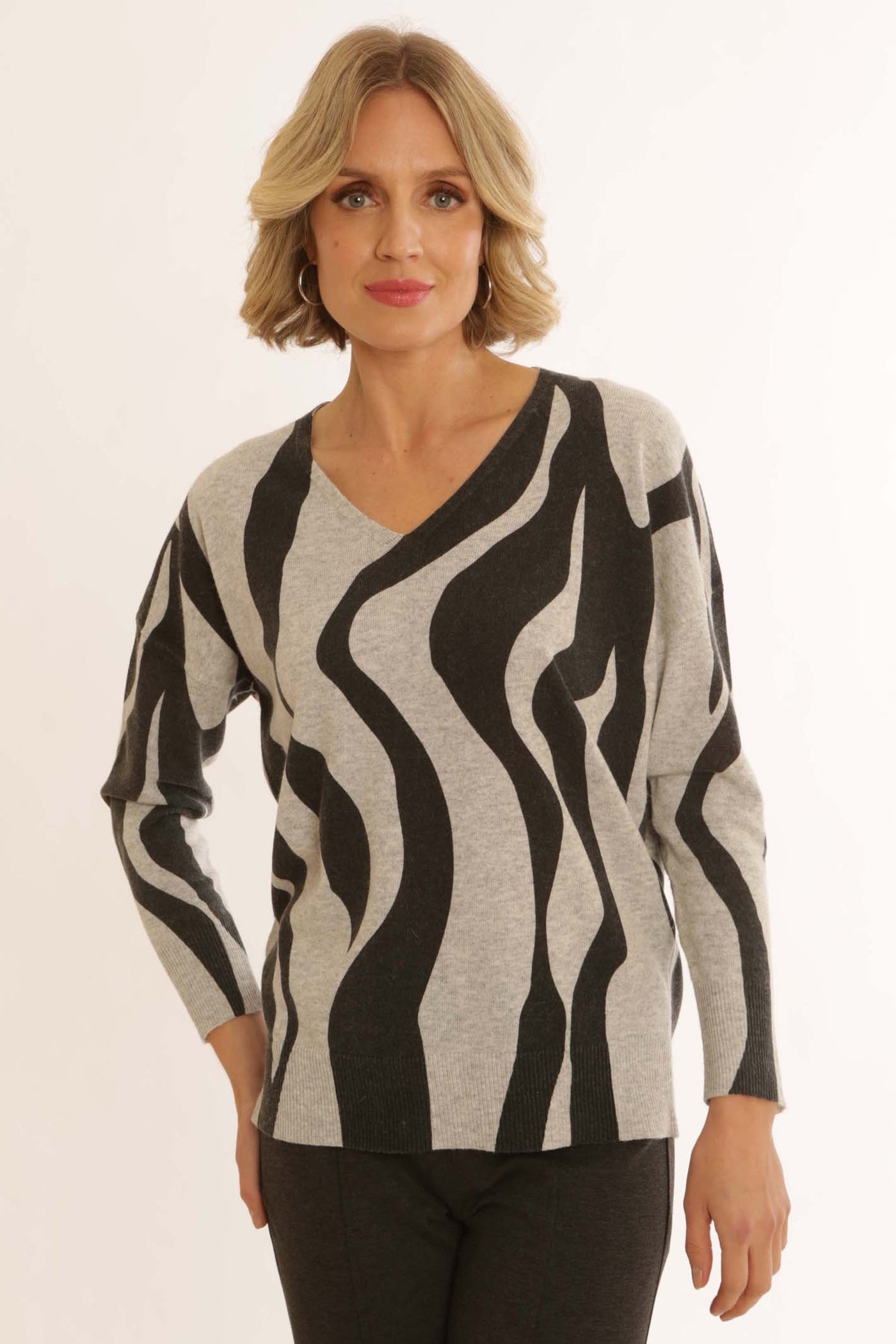 Pomodoro Clothing Zebra Jumper 42455