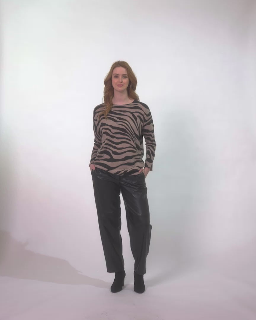 Pomodoro Clothing Zebra Jumper 32259